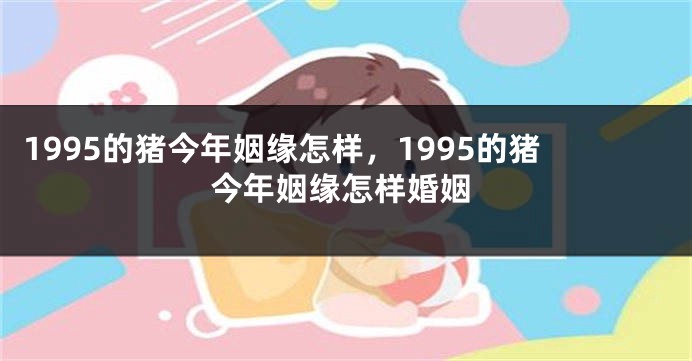 1995的猪今年姻缘怎样,1995的猪今年姻缘怎样婚姻