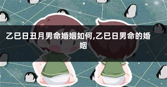 乙巳日丑月男命婚姻如何,乙巳日男命的婚姻