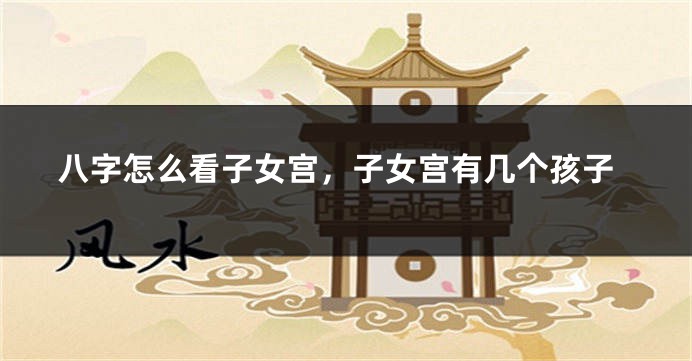 八字怎么看子女宫，子女宫有几个孩子