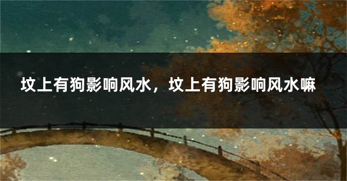 坟上有狗影响风水，坟上有狗影响风水嘛