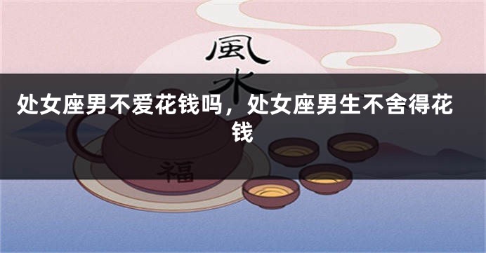 处女座男不爱花钱吗，处女座男生不舍得花钱