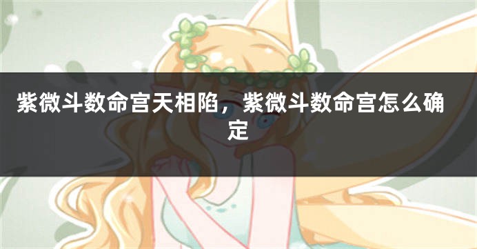紫微斗数命宫天相陷，紫微斗数命宫怎么确定