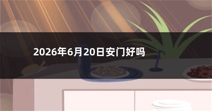 2026年6月20日安门好吗