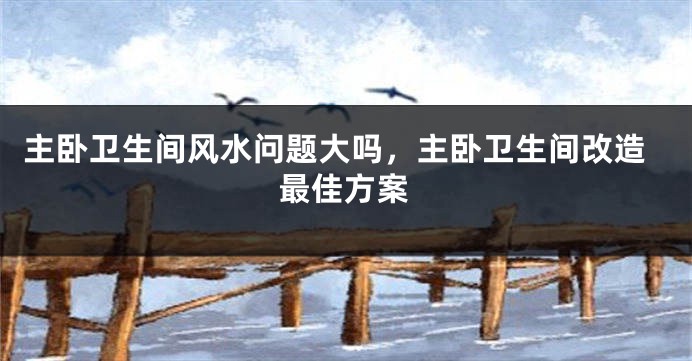 主卧卫生间风水问题大吗，主卧卫生间改造最佳方案