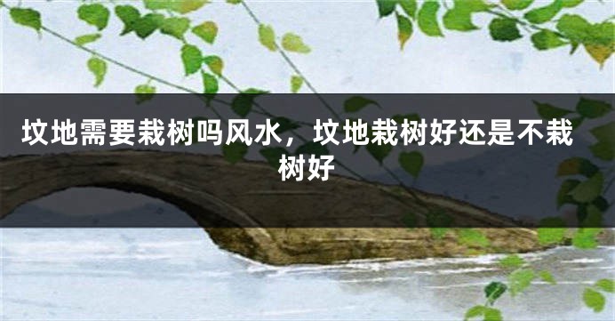 坟地需要栽树吗风水，坟地栽树好还是不栽树好