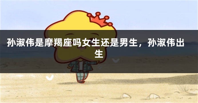 孙淑伟是摩羯座吗女生还是男生,孙淑伟出生
