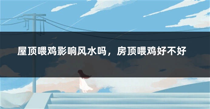 屋顶喂鸡影响风水吗，房顶喂鸡好不好