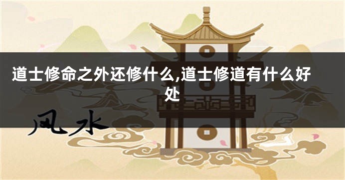 道士修命之外还修什么,道士修道有什么好处